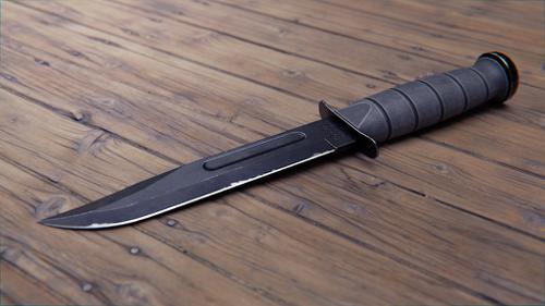 Low Poly Combat Knife preview image